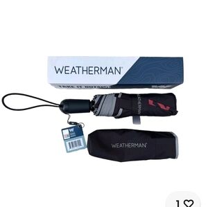 Weatherman Portable TRAVEL Umbrella University of Alabama Crimson Tide Logo NEW